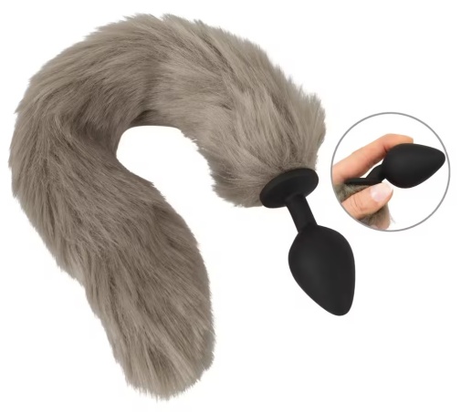 You2Toys - Fox Tail Plug - Grey photo