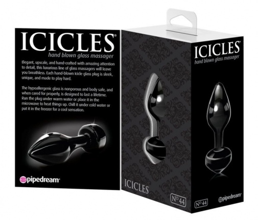 Icicles - Anal Plug No.44 - Black photo