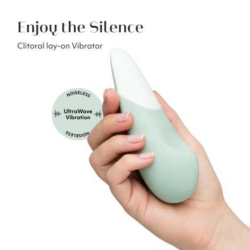 Womanizer - Vibe UltraWave 靜音振動陰蒂按摩器 - 淡綠 照片
