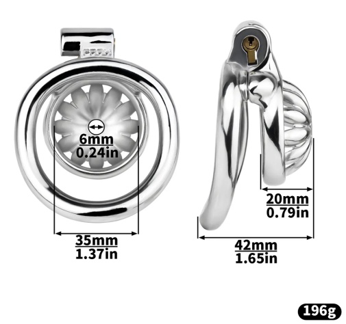 FAAK - Flower Chastity Cage 45mm photo