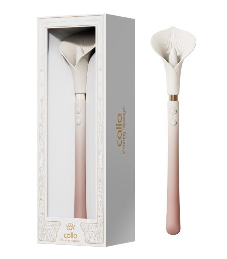 Zalo - Calla 双端柔软花瓣震动器 - 樱花粉红色 照片