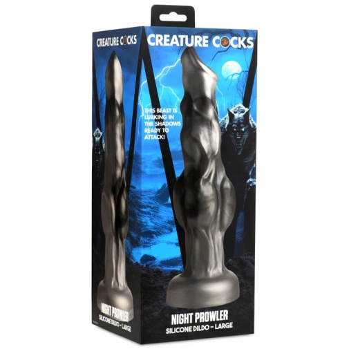 Creature Cocks - Night Prowler Dildo L - Grey 照片
