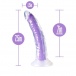 Neo Elite - Glow in the Dark Light Dildo 19cm - Neon Purple photo-6