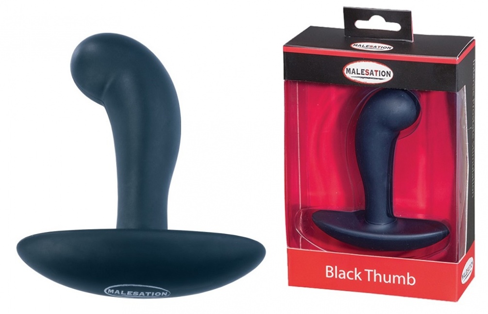 Plug with highly imaginative and ergonomic design, soft, odo... Malesation - Black Thumb photo-2