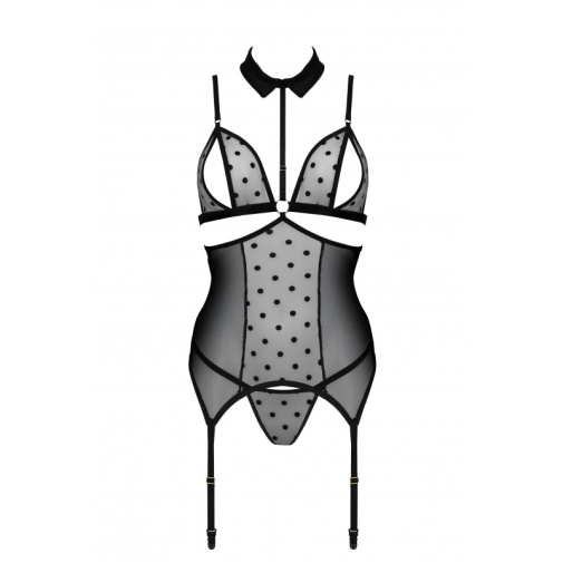 Passion - Dominica Corset - Black - L/XL photo