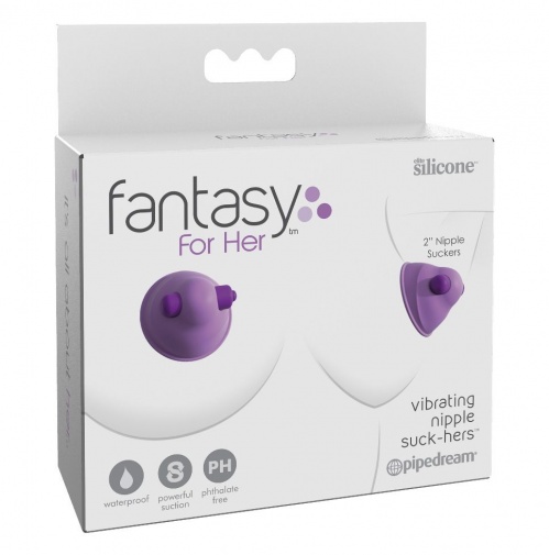Fetish Fantasy - 女用乳頭吸啜震動器 - 紫色 照片