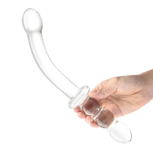 Glas - 12" Girthy Ribbed G-Spot Dildo photo