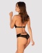 Obsessive - Norides Crotchless Teddy - Black - XL/XXL photo-6