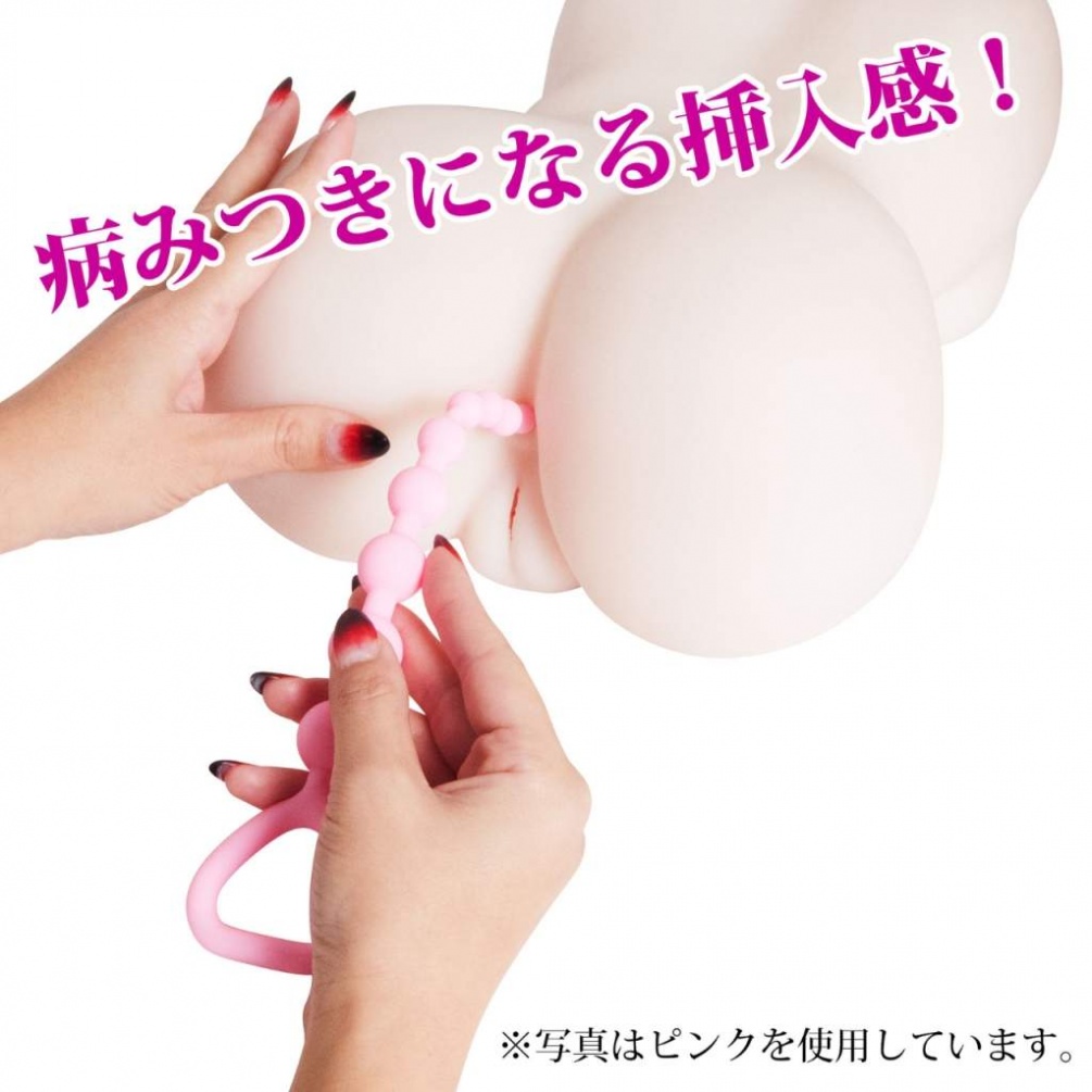 Made of 100% pure silicone, it is a safe and secure anal... NPG - Aenus Gamma Anal Beads - Pink photo-4