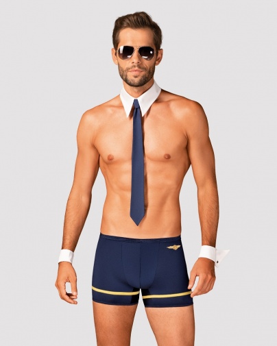 Obsessive - Pilotman Set - Blue - 2XL/3XL photo