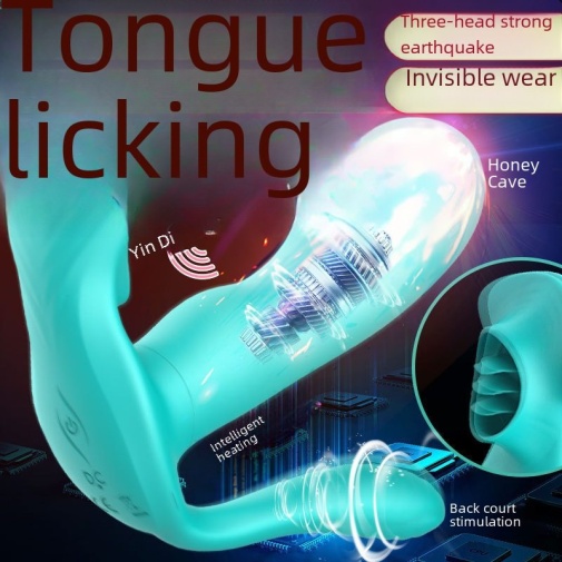 Secwell - Mermaid Heating Vibrator - Blue photo