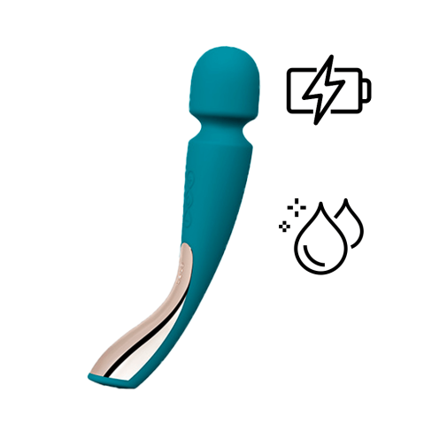 Lelo - Smart Wand 2 全身按摩棒 中碼 - 藍色 照片