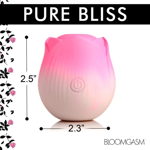 Bloomgasm - Pulsing Petals Rose Stimulator - Pink photo