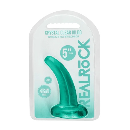 RealRock - 5" Non-Realistic Dildo - Green photo
