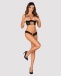 Obsessive - Roxelia Crotchless 2pcs Set - Black - M/L photo-3