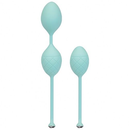 Pillow Talk - Frisky Kegel Balls - Teal photo