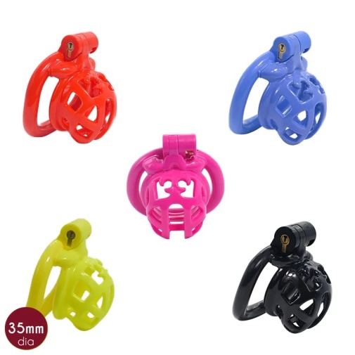 FAAK - Resin Chastity Cage 97 - Black photo