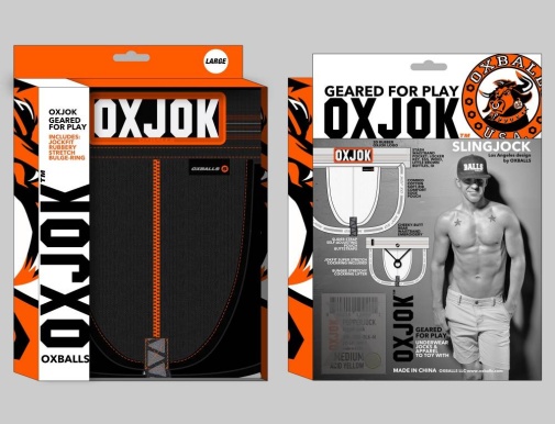 Oxjok - Slingjock w Ring - Black Iron - XXL photo