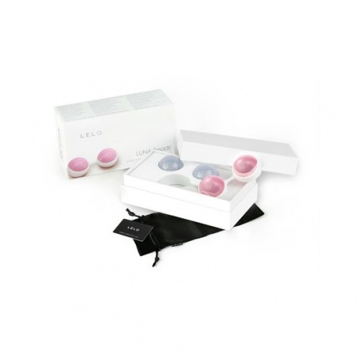 Lelo - Luna Mini 迷你收陰球 - 粉紅色/粉藍色 照片