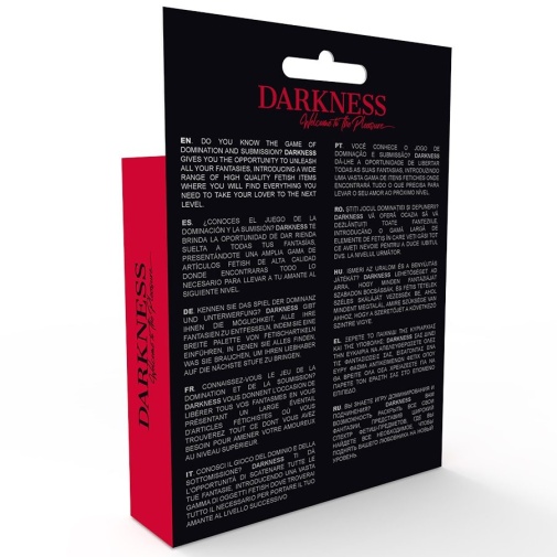 Darkness - 穿戴式束带内裤 - 黑色 照片