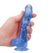 RealRock - 6" Realistic Dildo w Balls - Blue photo-5
