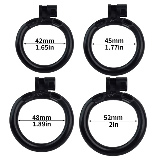 FAAK - Tiger Chastity Cage 45mm - Black photo