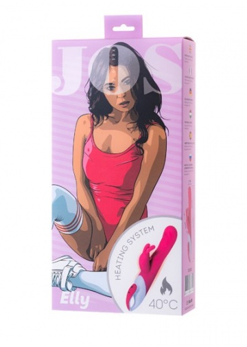 JOS - Elly Heating Rebbit Vibrator - Pink photo