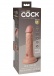 King Cock - 6" Elite Vibro Cock - Flesh photo-10