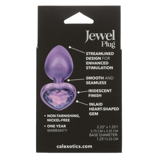 CEN - Jewel Heart Plug S - Amethyst photo