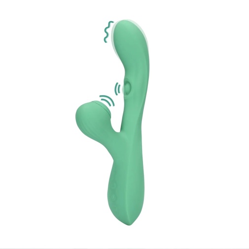 Loveline - Flickering Rabbit Vibrator - Green photo