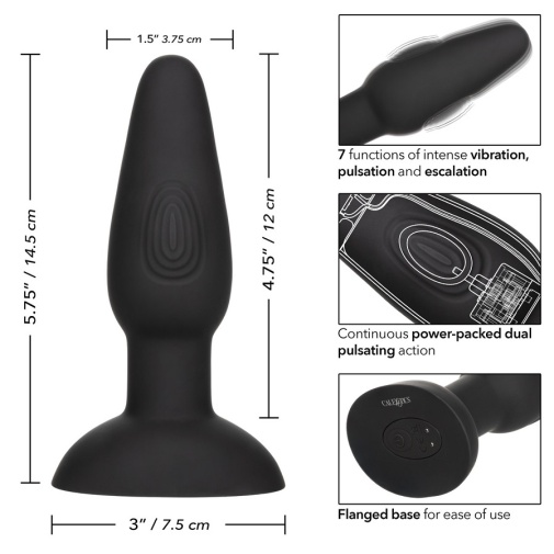 CEN - Bionic Dual Pulsating Plug - Black photo