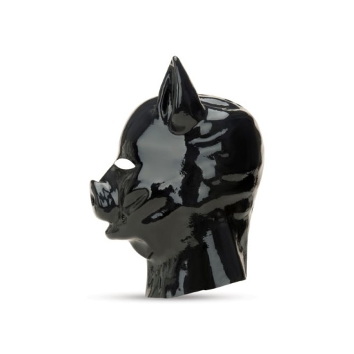 Prowler - Latex Pig Hood - Black photo