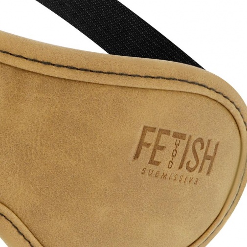 Fetish Submissive - 純素皮革眼罩 II - 肉色 照片