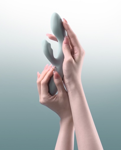SVAKOM - Chika APP Rabbit Vibrator - Turquoise Grey photo