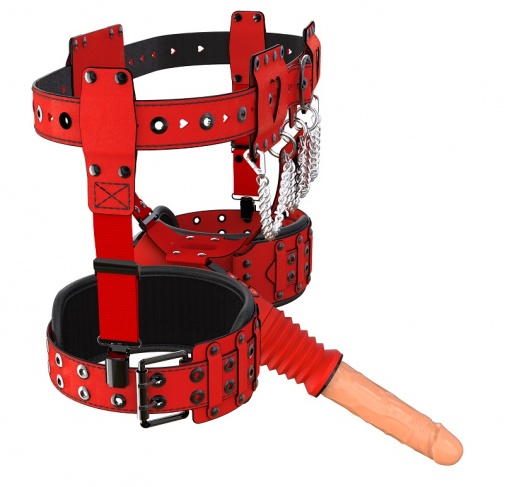 Z-Sex - Sex Machine X4 Wearable - Red Flesh photo