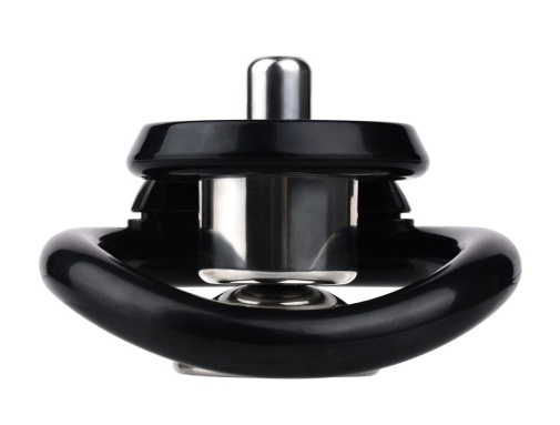FAAK - Chastity Cage 45mm w Catheterization Hood - Black 照片
