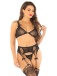 Leg Avenue - Love Song 3 pcs Set - Black photo-4