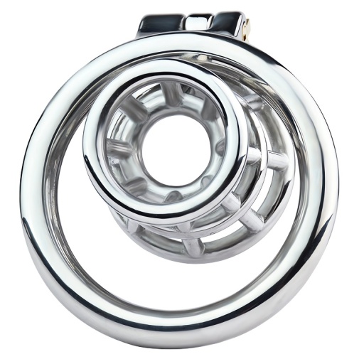 FAAK - Chastity Cage 200 - Silver photo
