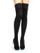 Ohyeah - Bow Tie Stockings - Black photo-5
