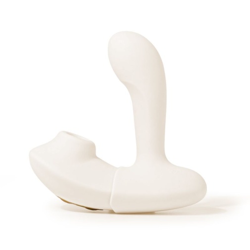 Nomi Tang - Night Fever 2in1 Vibrator - Ivory White 照片