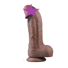 Lovetoy - 11" XXL Dual Layered Cock - Brown photo