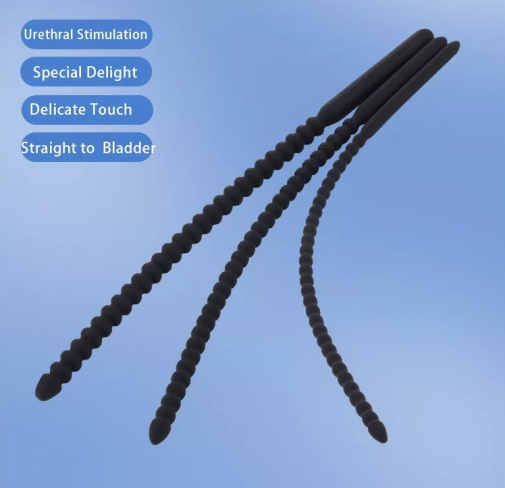 MT - Threaded Urethral Plug M - Black photo
