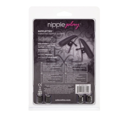 CEN - Nipplettes Vibro Clamps - Black photo