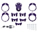 Locked in Lust - Vice Micro Chasity Cage - Purple photo-3