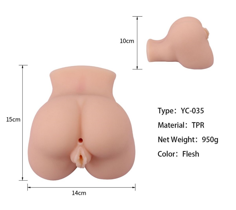 This Double Hole Masturbator will take you to seventh heaven... Perfect Toys - Fuck Me #1 Double Hole Masturbator S photo-6