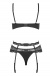 Obsessive - Heartina 3件套裝 - 黑色 - S/M 照片-9