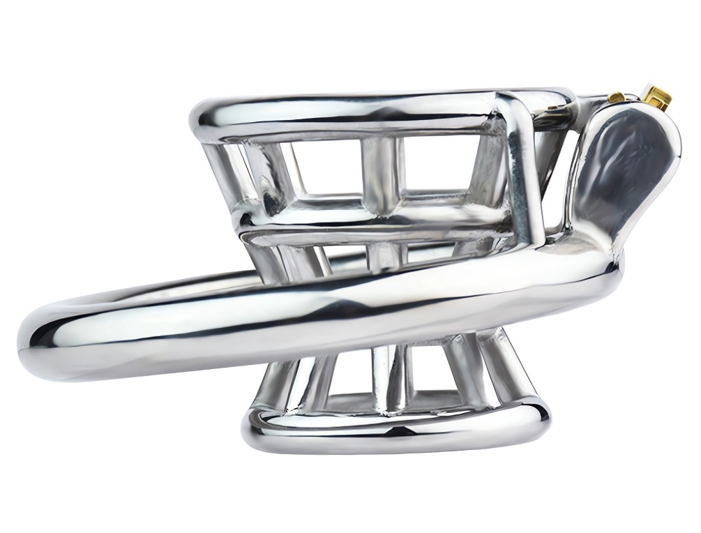 Material: 304 Stainless steel
Cage size: 3.2*3.7cm
Ring inne... FAAK - Chastity Cage 200 - Silver photo-7
