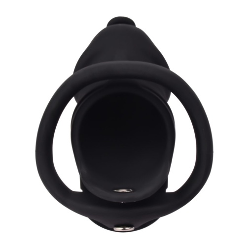 FAAK - Long Resin Chastity Cage - Black 照片