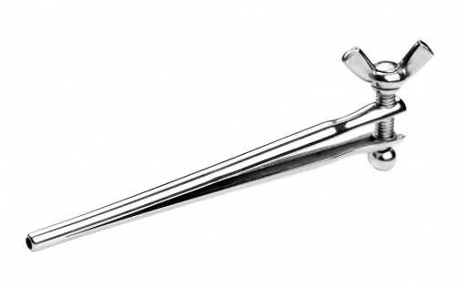 MT - Hollow Penis Plug 6mm - Silver photo