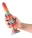 NS Novelties - Colours Stacked  9" 彩色渐层假阳具 - 红/金色 照片-2